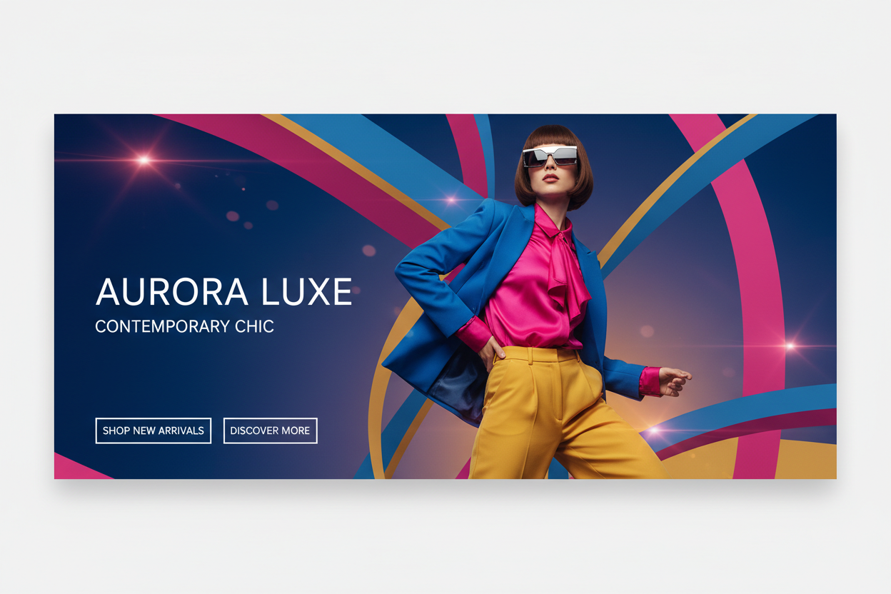 Bright & Trendy Fashion Hero Banner
